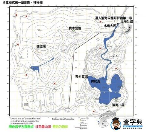 《漫漫長夜》3張資源地圖解析攻略1