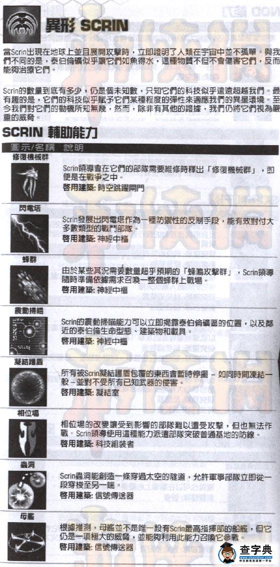 《命令與征服3泰伯利亞戰爭》國家scrin完全資料4