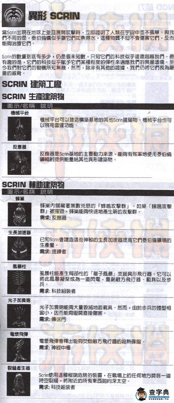 《命令與征服3泰伯利亞戰爭》國家scrin完全資料5