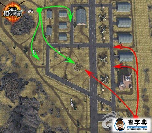 《3D坦克爭霸》5大地圖伏擊路線選擇4
