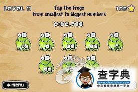 ios益智休閒《點擊青蛙 Tap The Frog》9-16關攻略7